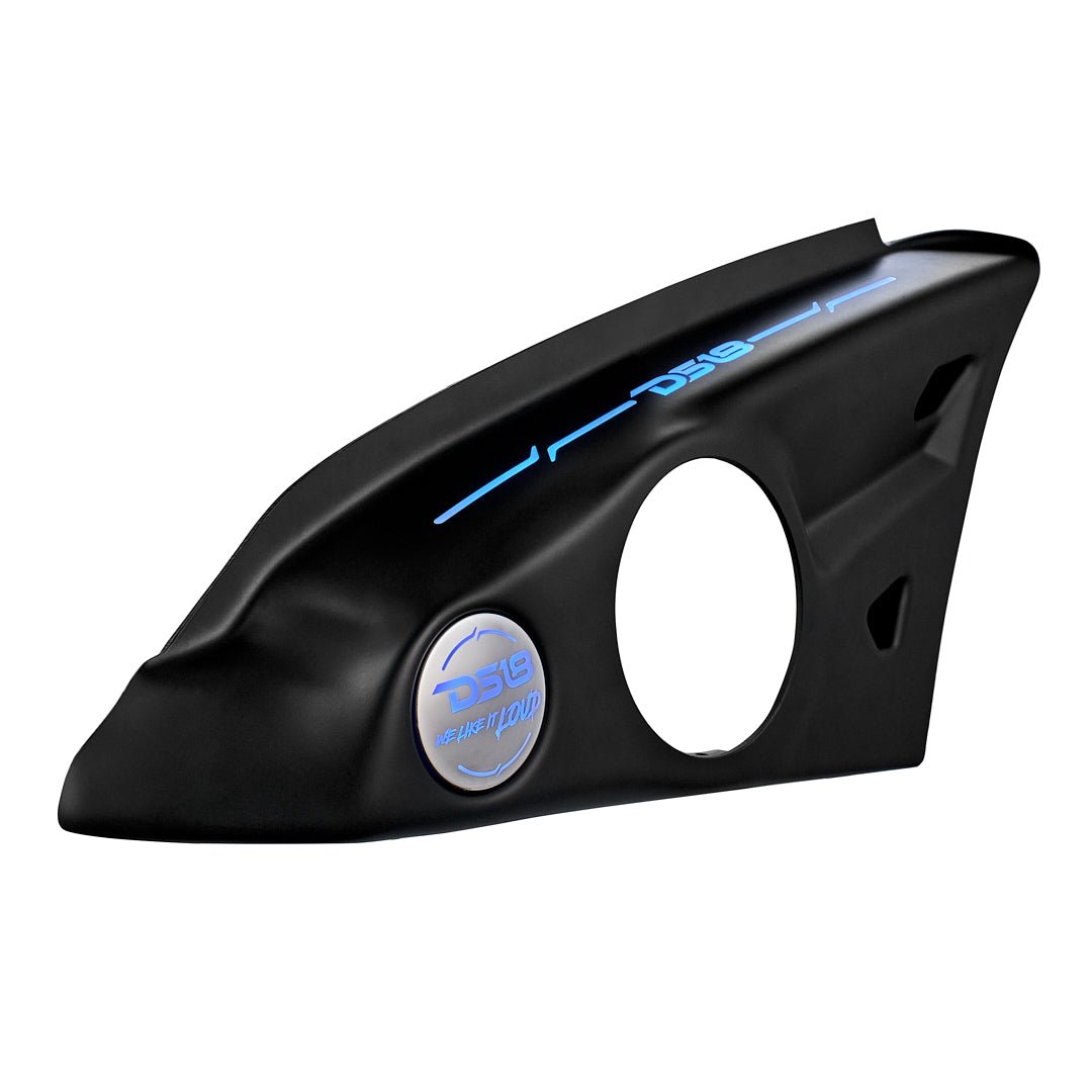 Polaris Slingshot Arm Rest Empty Enclosure With Digital Led Lights fits 2 x 6.5" Speakers | 2015 - Current
