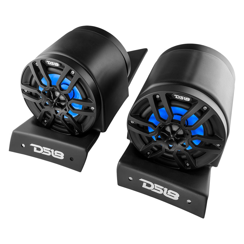 Polaris Slingshot Headrest 4 x 6.5" Enclosure With 4 x NXL-6/BK | 2015 - Current