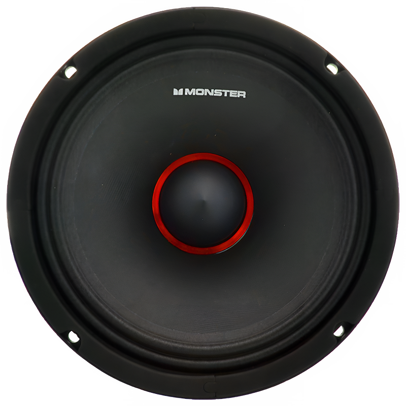 Monster SMA801 8″ 600W RMS Midrange Speaker 8-Ohm (Single) Monster Audio