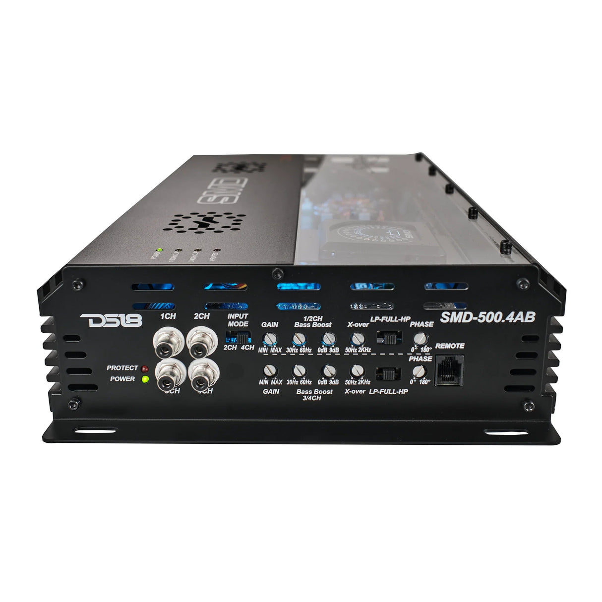 DS18 SMD-500.4AB 2000W Class AB 4-Channel Amplifier Made In Korea DS18