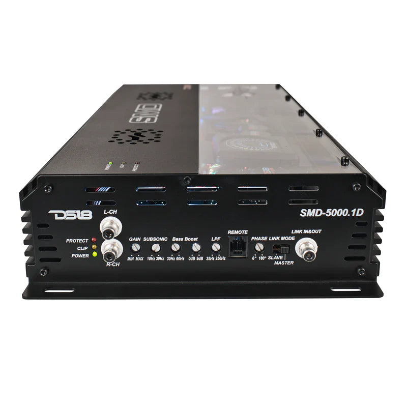 DS18 SMD-5000.1D 5000W RMS Class D Monoblock Amplifier Made In Korea DS18
