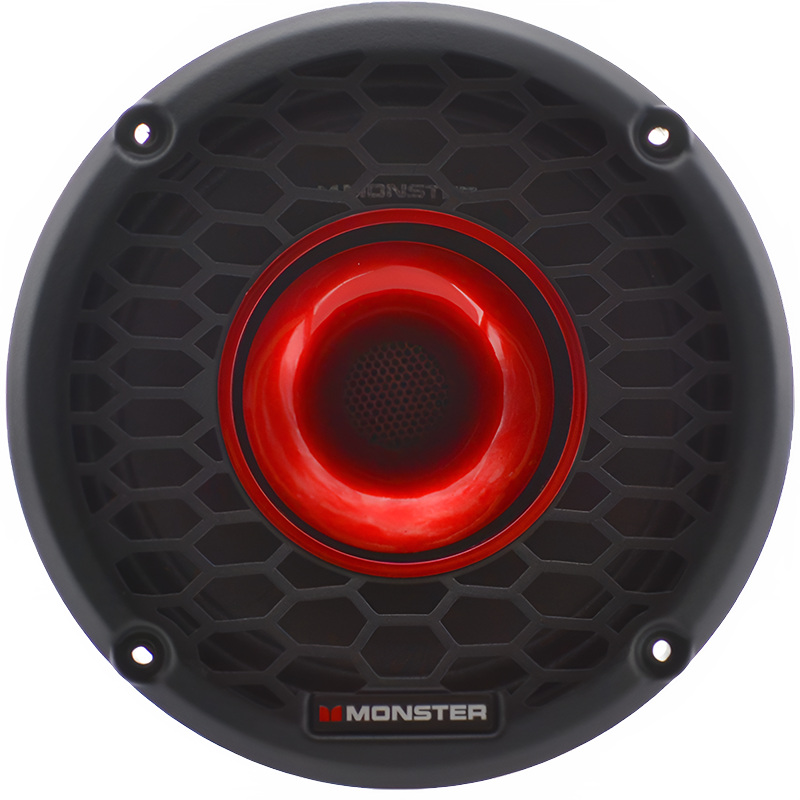 Monster SMD653 6.5" 650W RMS Midrange Speaker w/ Horn 8-Ohm (Single) Monster Audio