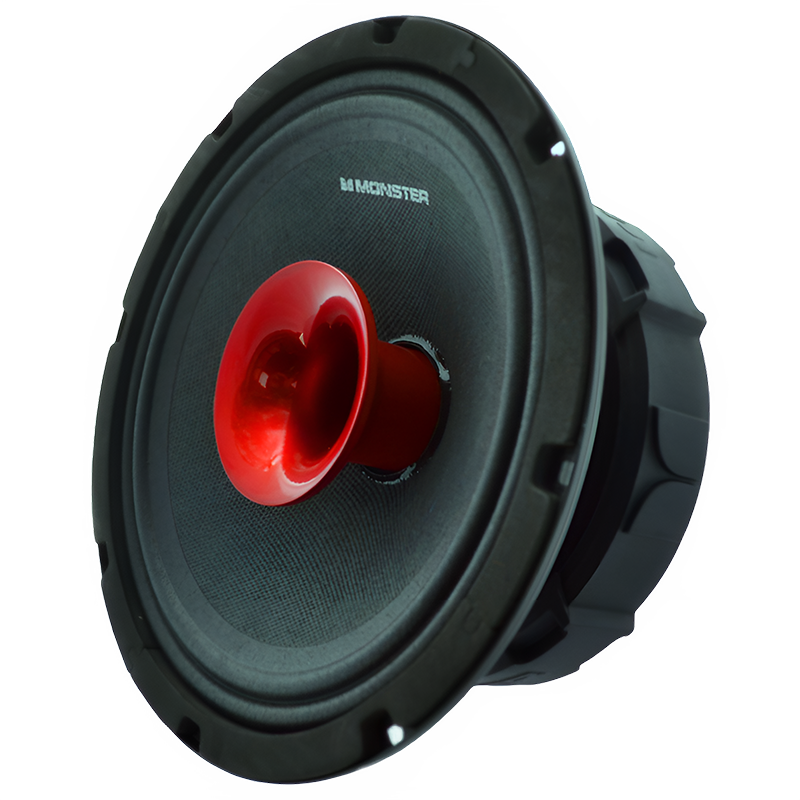 Monster SMD803 8" 700W RMS Midrange Speaker w/ Horn 8-Ohm (Single) Monster Audio