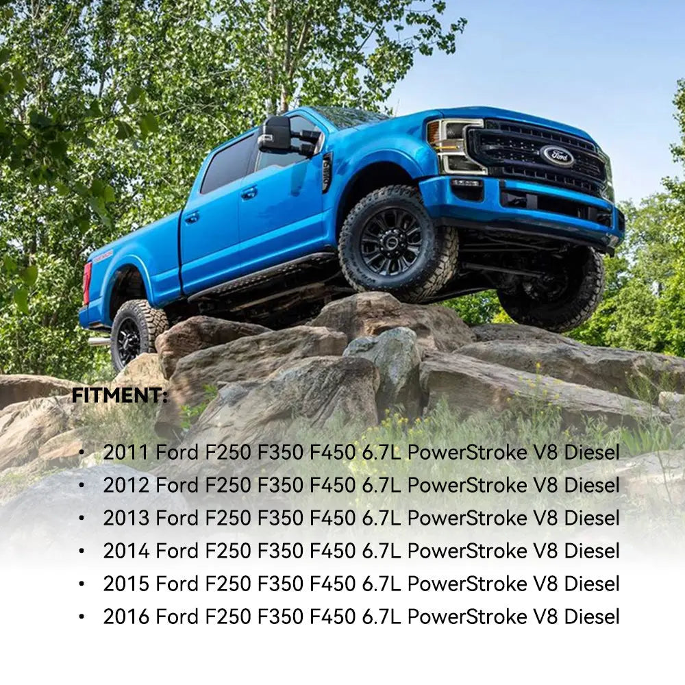 Hot Side Intercooler Pipe Kit for 2011-2016 6.7 Powerstroke Diesel Ford F250 F350 F450 | SPELAB