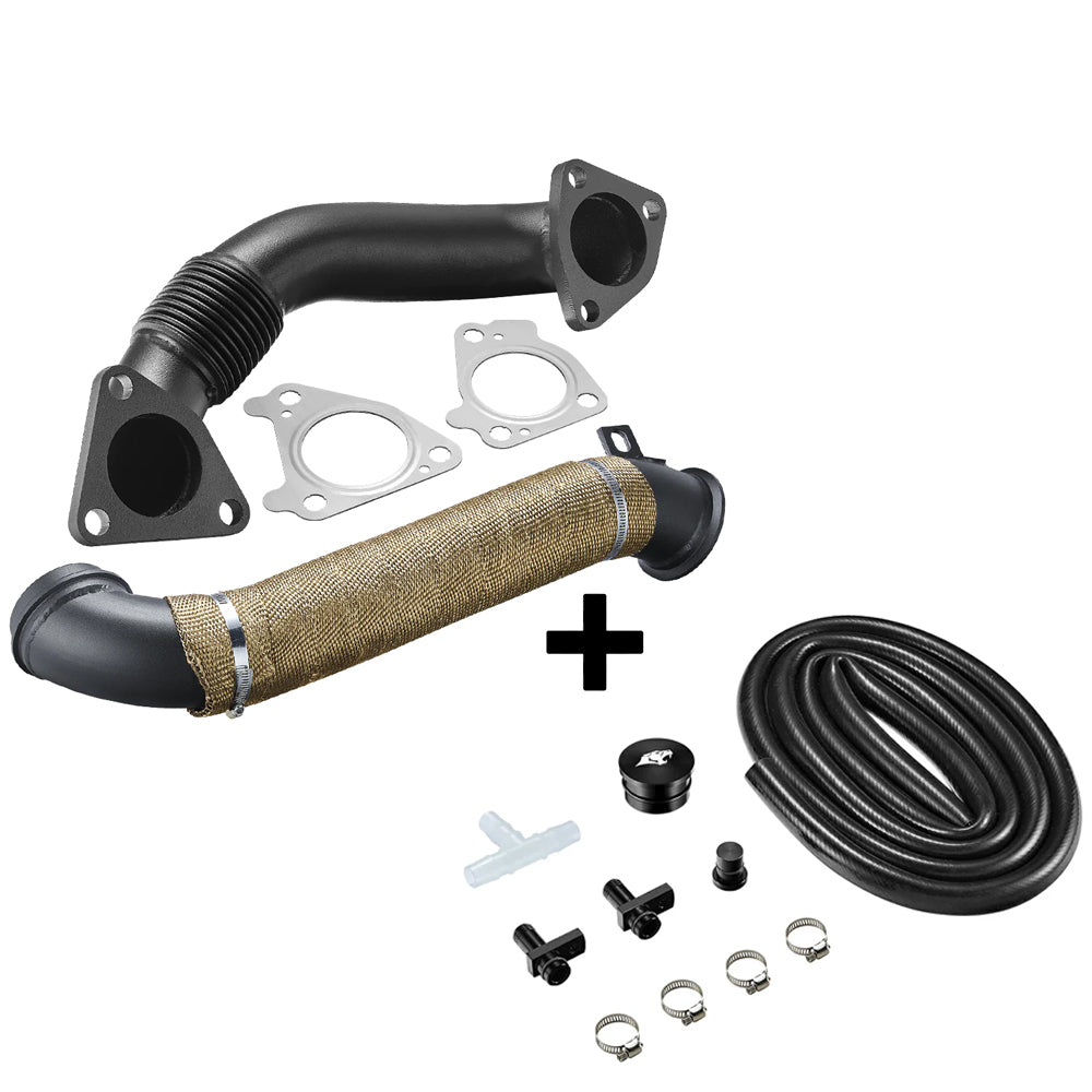 Downpipe Exhaust For 2004.5-2010 Chevy/GMC 6.6L Duramax LLY/LBZ/LMM Diesel 3 Inch