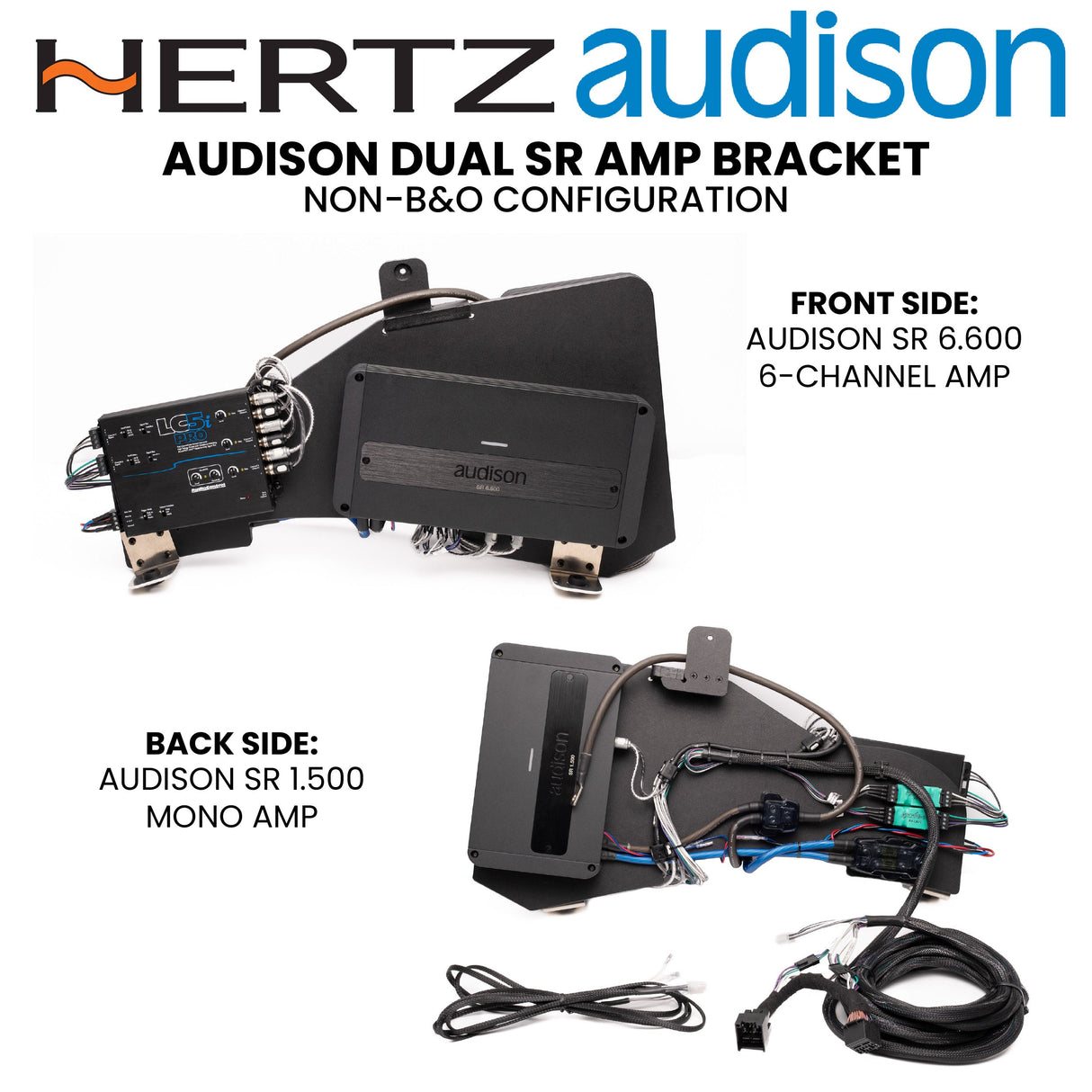 Audison Plug & Play (6-Ch/ Mono) Amp Kit Bundle Upgrade (NON-B&O System) | '21 - '24 Ford Bronco