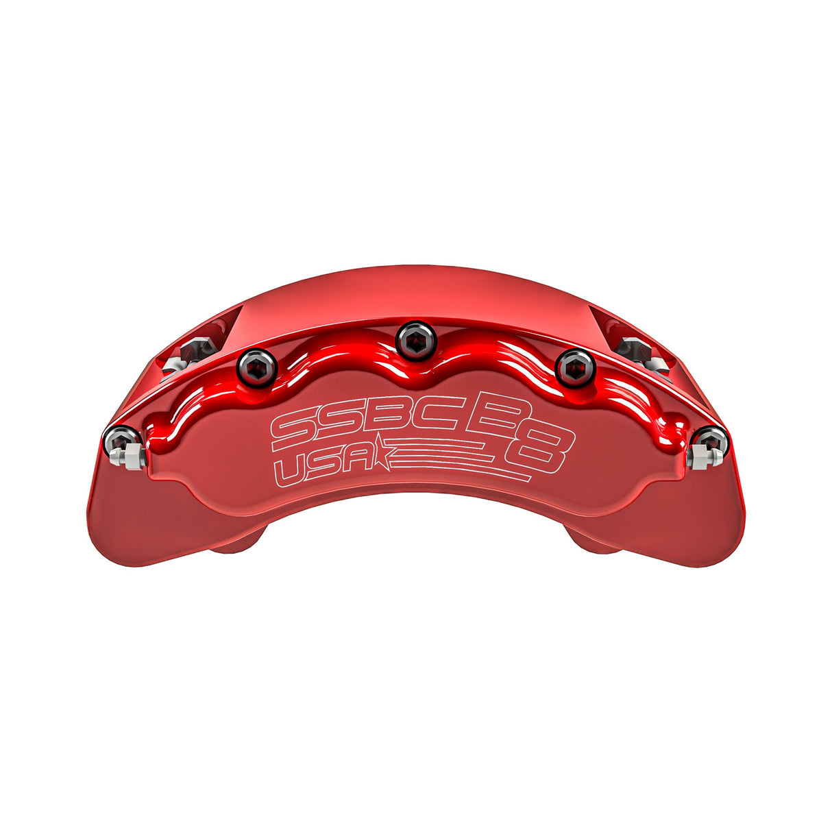 American Made B8-Brawler Direct Fit Aluminum Billet Front Caliper. Red CPA-22401R