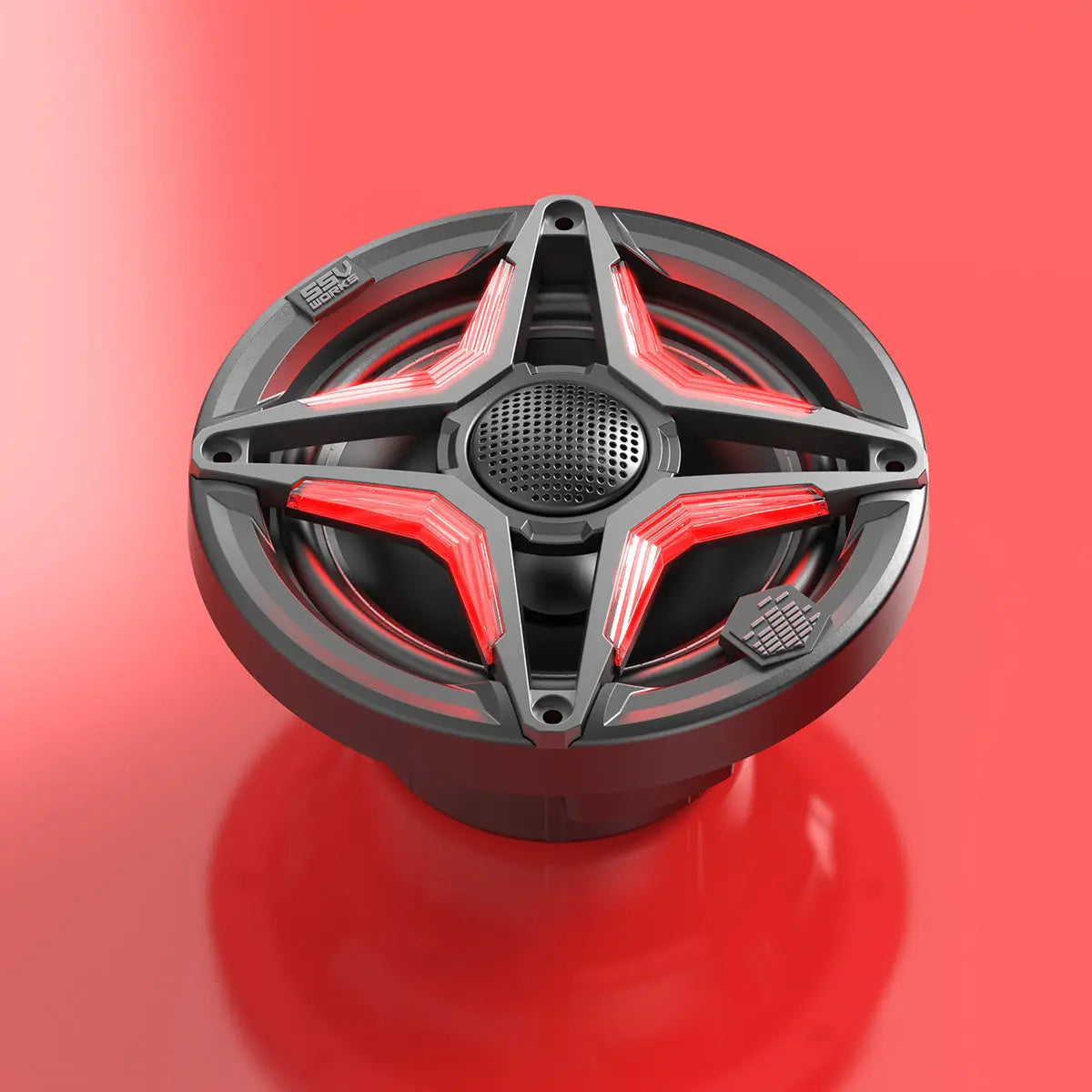 SSV Works V6 6.5in Weatherproof Powersports RGB Full-Range Speakers for UTV's, Boats, RV and more (pair) ssvworks