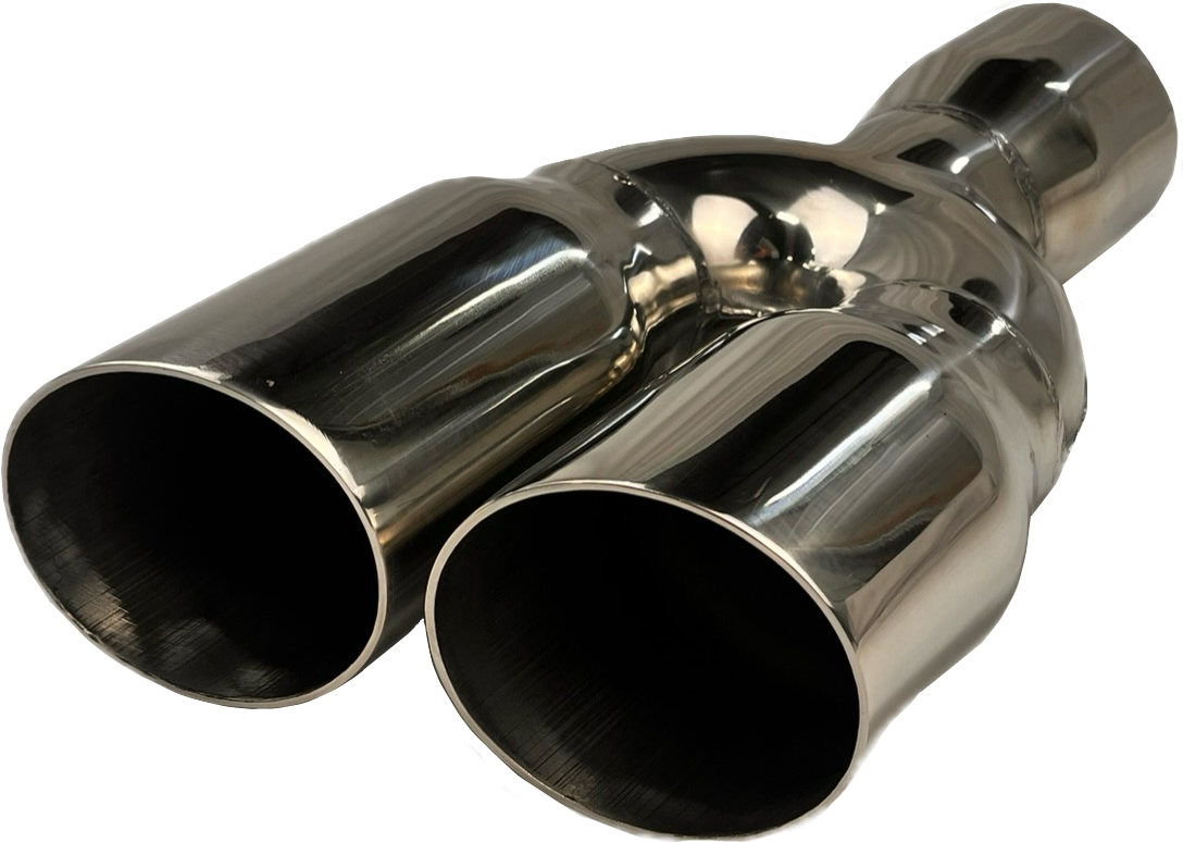Downward Slant | Dual Exit Tips Mel's Mfg.