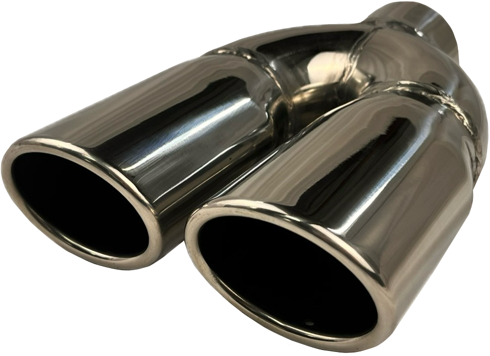 Oval Slant | Dual Exit Tip Mel's Mfg.