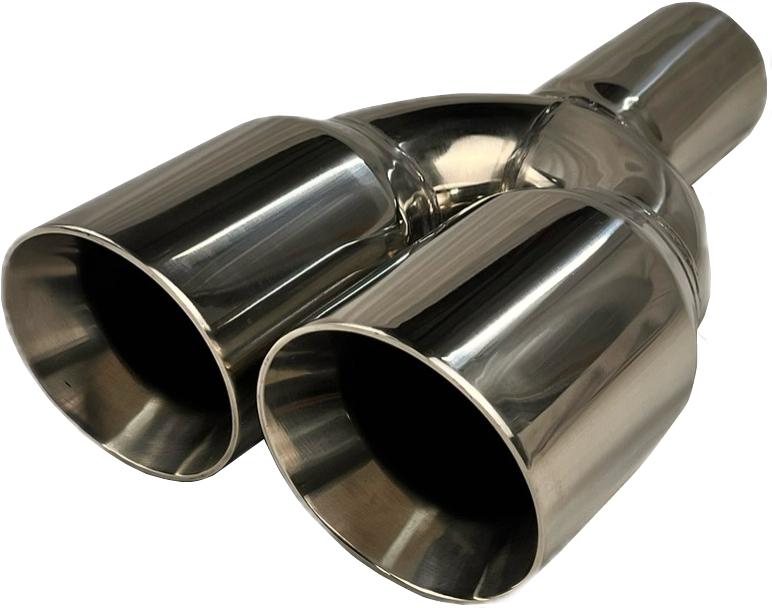 Downward Round Slant | Dual Exit Tips Mel's Mfg.