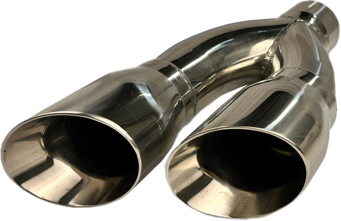 Downward Round | Dual Exit Tips Mel's Mfg.