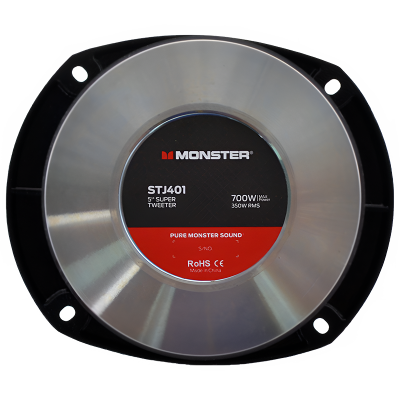Monster STJ401 6″ 750W RMS Tweeter 4-Ohm (Single) Monster Audio