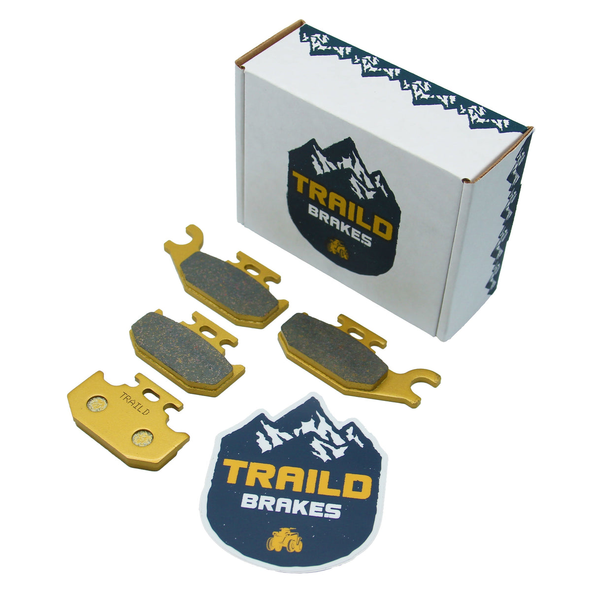 Suzuki King Quad LTA/LTF 400/450/500/700/750 2005-2026 Ceramic Brake Pad Set Traild