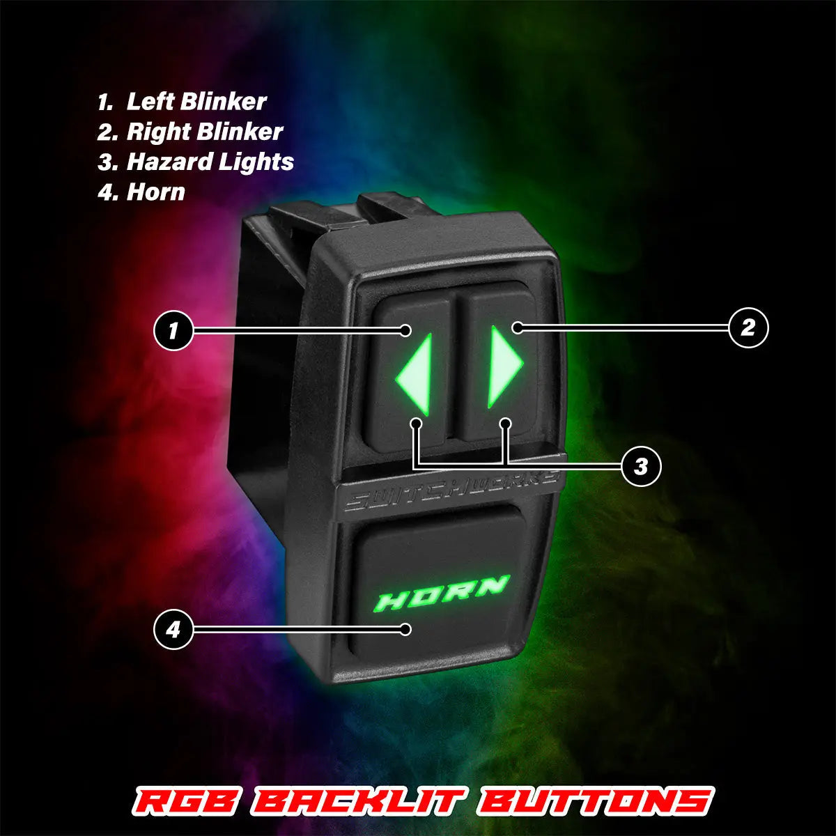 Turn-Signal Plug-&-Play Kit | 2025-2026 Polaris RZR Pro R, Pro S and Pro XP | 2019-2023 RZR | 2021-2026 RZR Trail S SWITCH Works