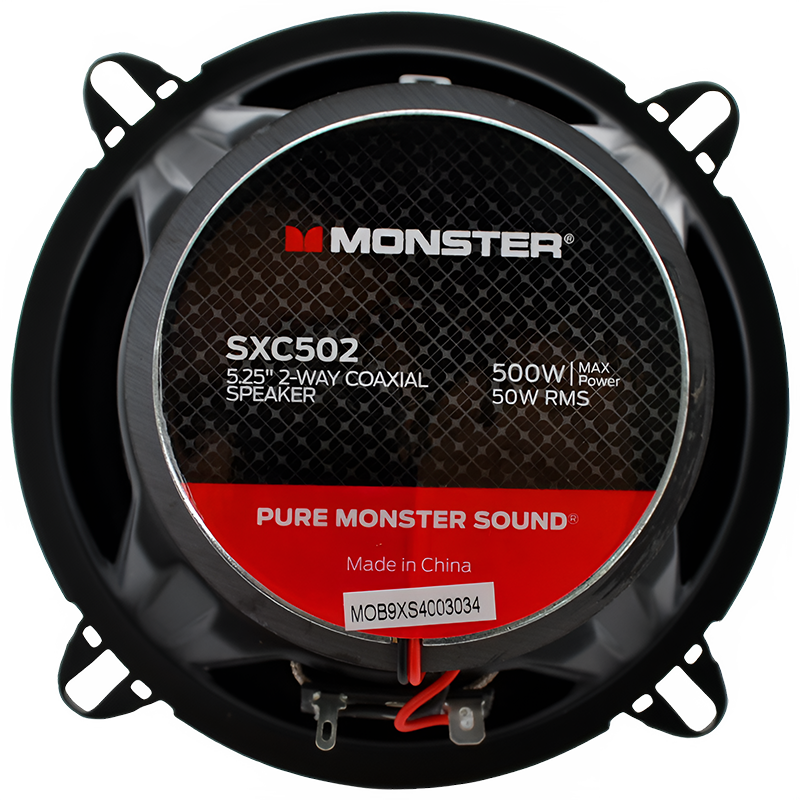 Monster SXC502 5.25" 2-Way Coaxial Speakers 5.25″ (Pair) Monster Audio