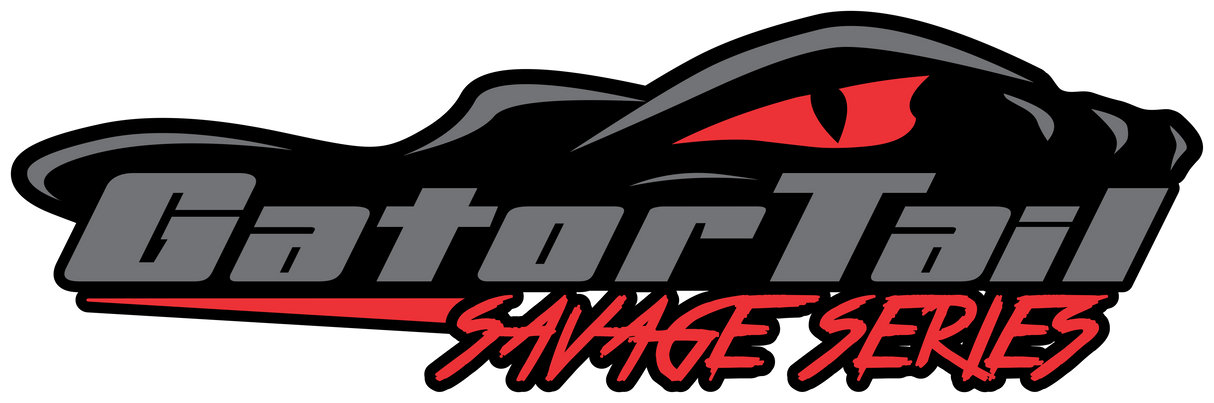 Red Savage Sticker Gatortail
