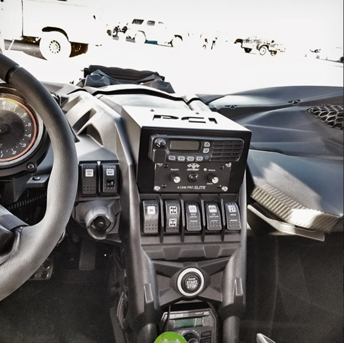 PCI Race Radios Can-Am X3 Dash Bracket