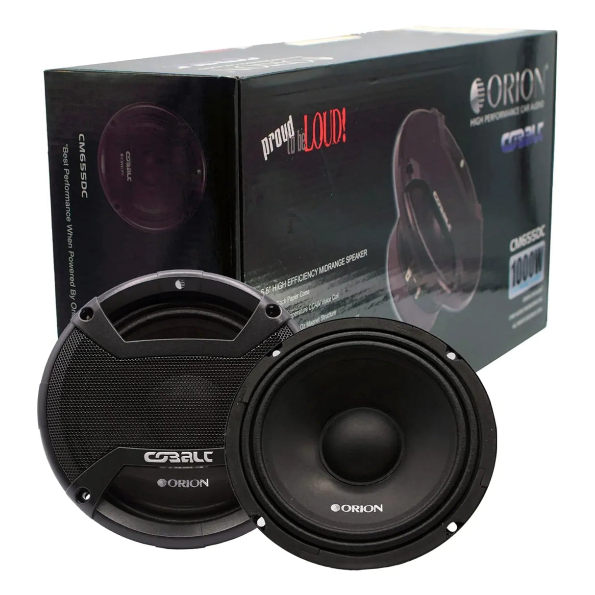Orion CM655DC 6.5" 250W RMS Midrange Speaker 4-Ohm (Pair) Orion
