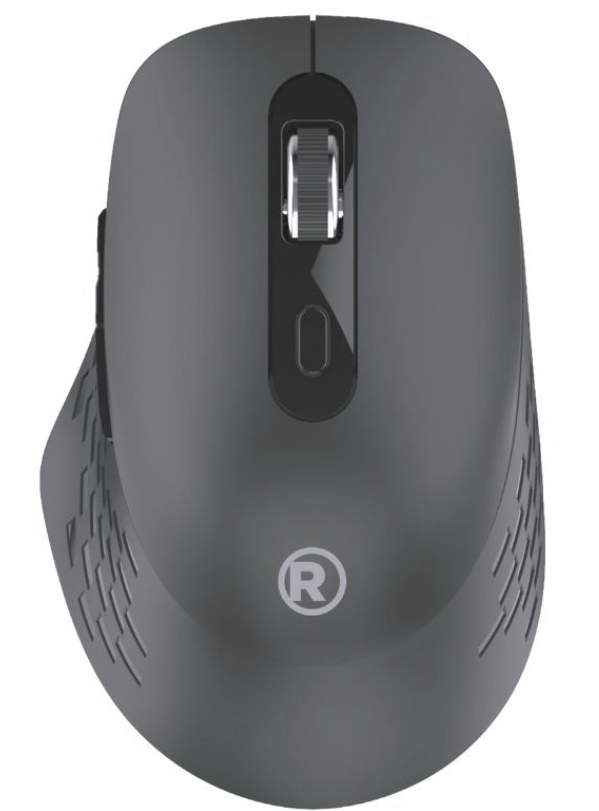 RadioShack Wireless Mouse with Nano USB Receiver 1600 DPI, 6 Buttons 2607137 Black TekShack