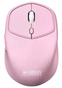 Urban Factory ONLEE COLOR Wireless Mouse – 1600 DPI, Bluetooth®, 6 Buttons, Light Pink TekShack