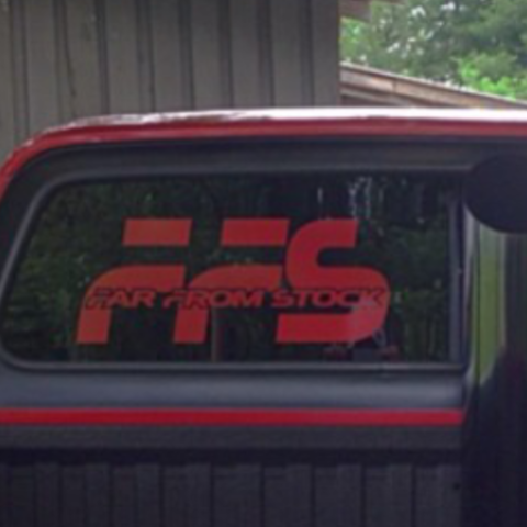 21" FFS Window Decal Far From Stock - Merch