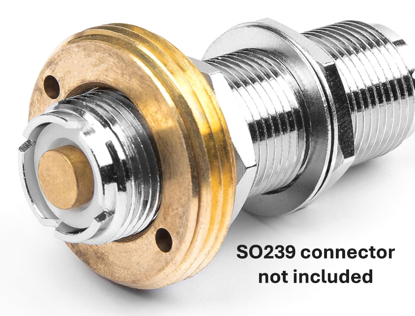 SO239 to NMO Mount Adapter – Ring and Button Set for Antenna Conversion TekShack