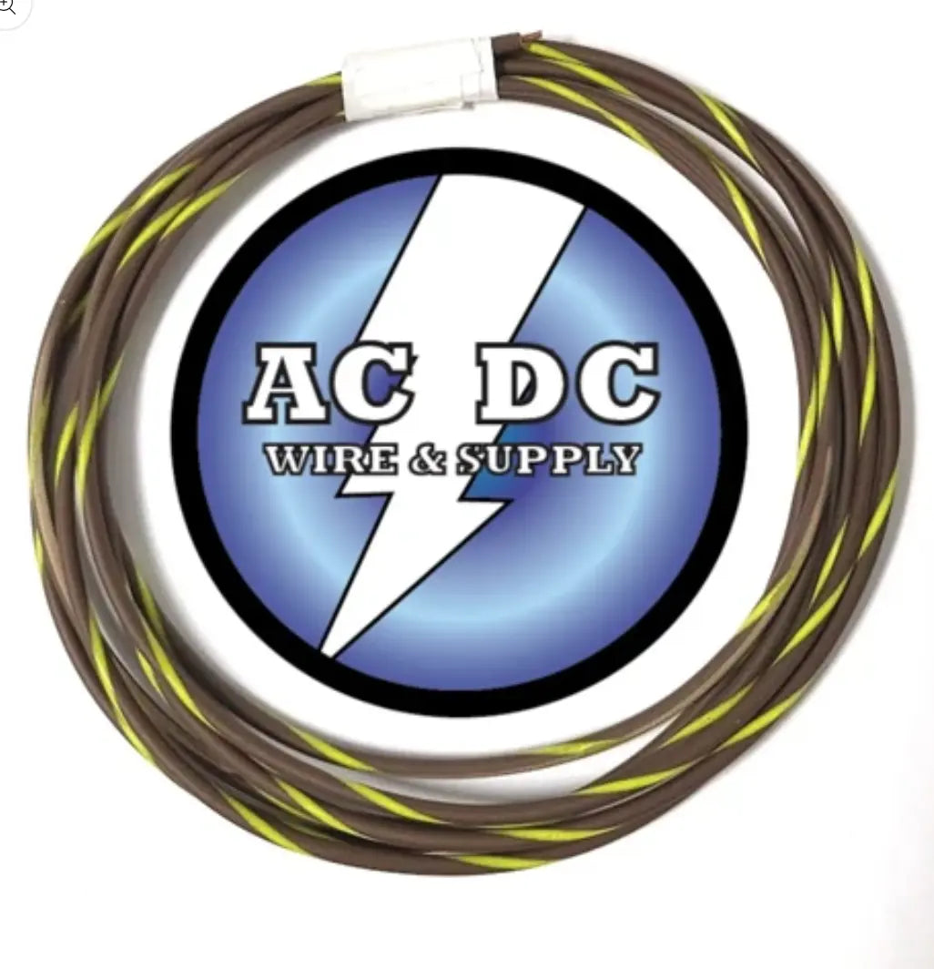 STRIPED GXL 20 AWG Automotive Wire Pure Copper Made in USA - CHOOSE YOUR COLOR - SOLD PER FT AC/DC WIRE AND SUPPLY