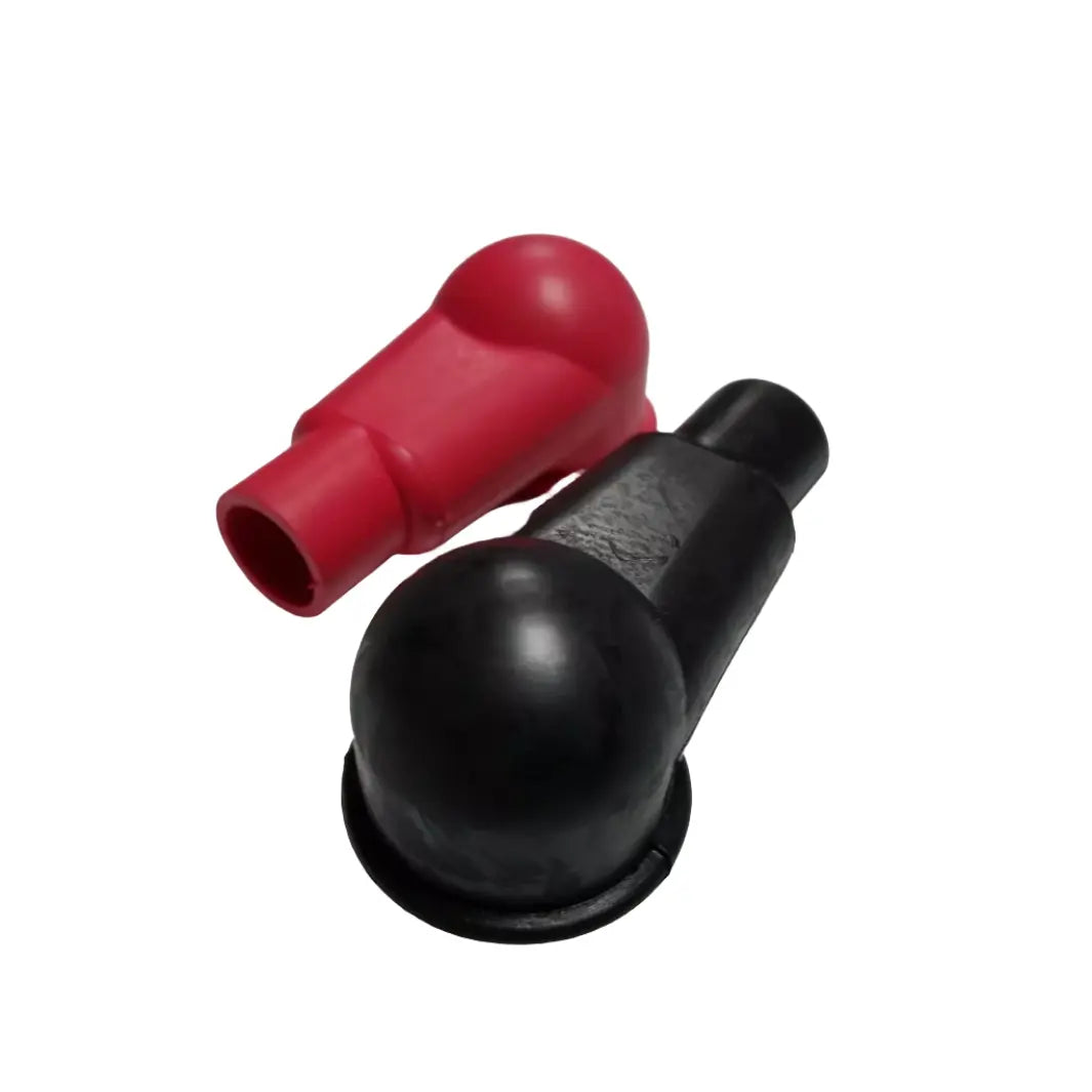 RED + BLK Battery Alternator Starter Terminal Post Stud Boot Cover (C) style AC/DC WIRE AND SUPPLY