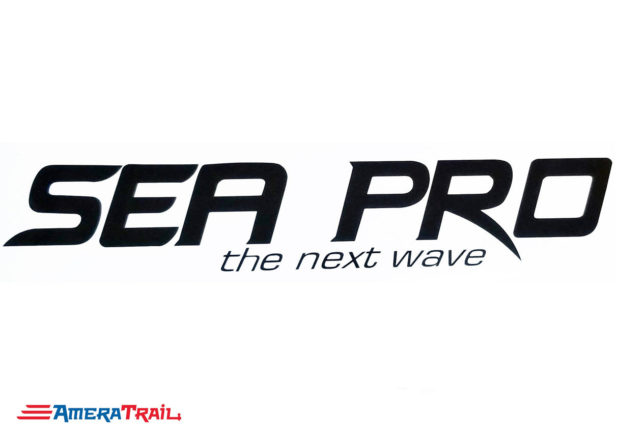 Sea Pro Boats Marine Decal, 17" x 3" UV Rated Vinyl Available in Different Colors
