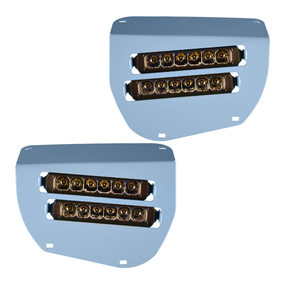 Dual Wide 8" LED Headlights for 2014+ Honda Rancher, Foreman, Rubicon