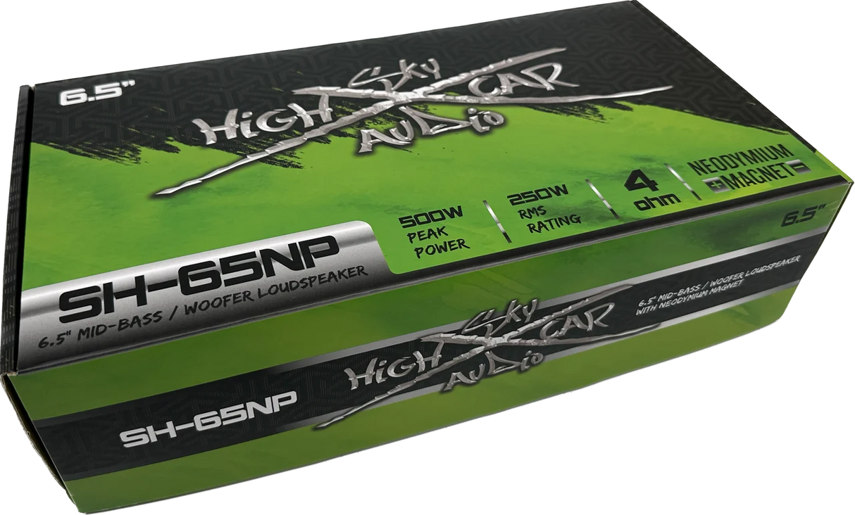 Sky High Car Audio SH-65NP 6.5" 250W RMS Neo Midbass Speaker (Pair) Sky High Car Audio