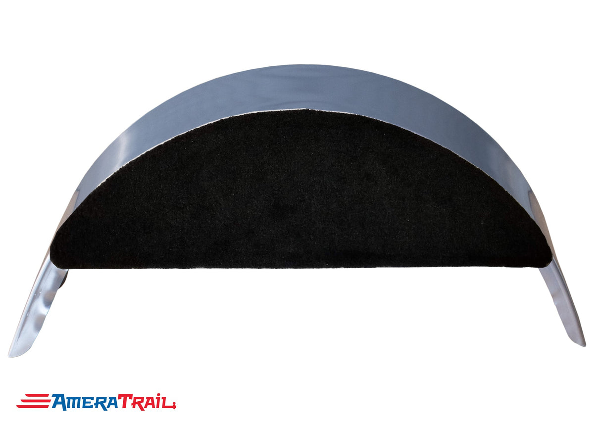 Single Axle Slant Back Fender, Available w/ Fender Pad