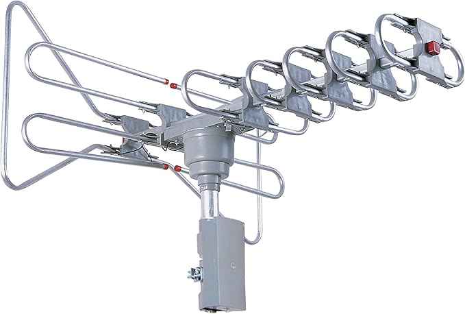 SuperSonic SC-603 360-Degree HDTV Digital Amplified Motorized Antenna TekShack