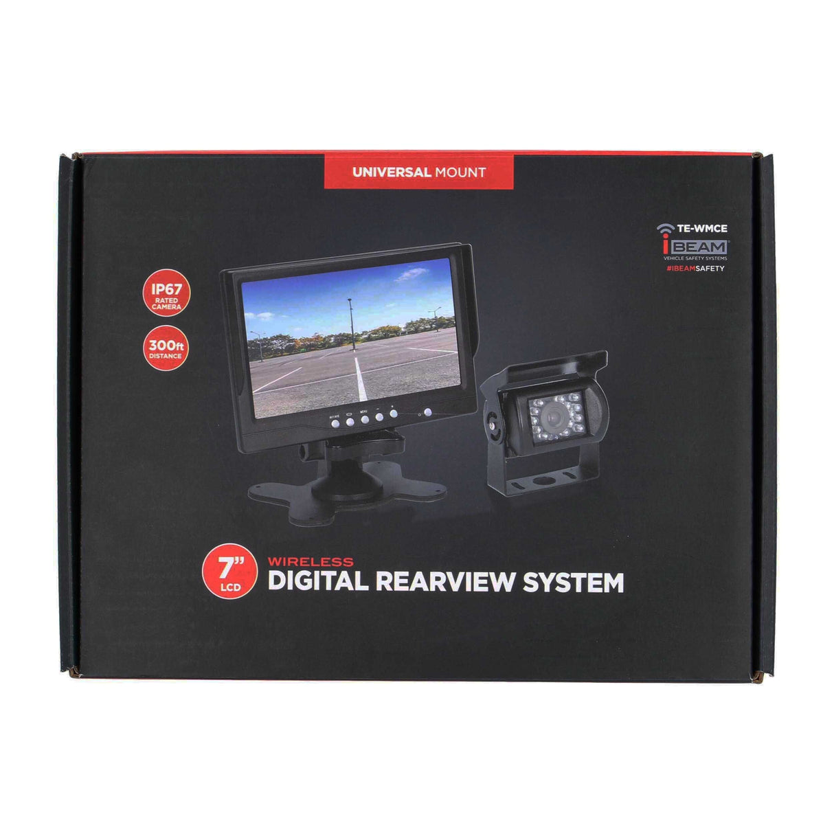 iBEAM TE-WMCE Universal Wireless 7” Monitor and Commercial Camera iBEAM