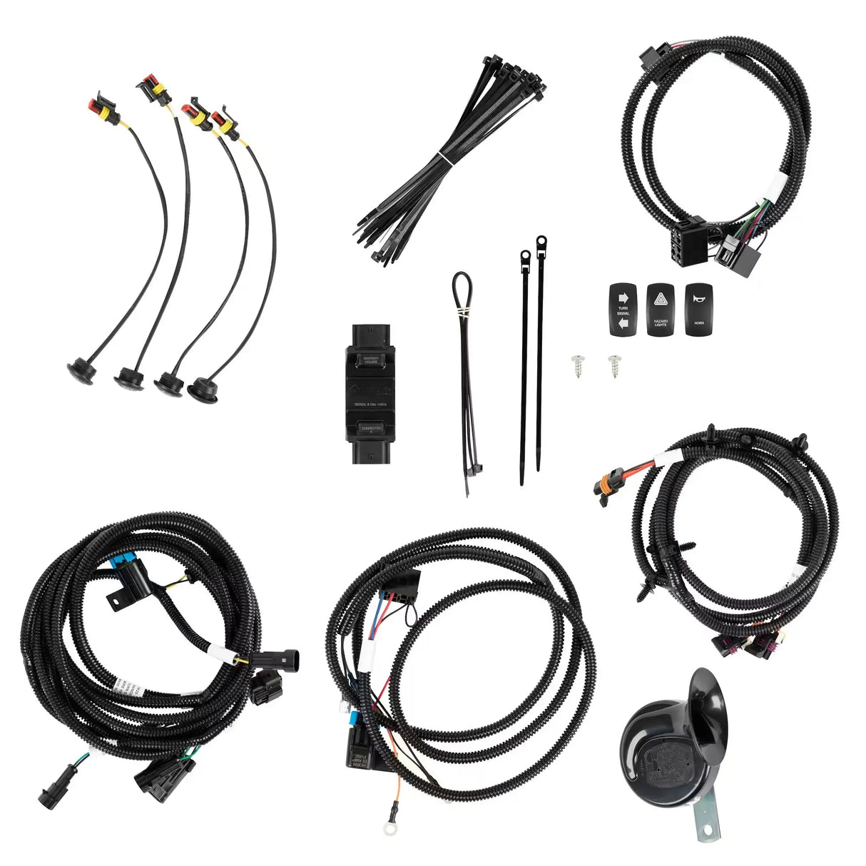 2015-2016 Polaris Ranger 570 Full-Size w/ Pro-Fit Cab Complete Turn Signal Kit Bundle Corbin Custom Works LLC