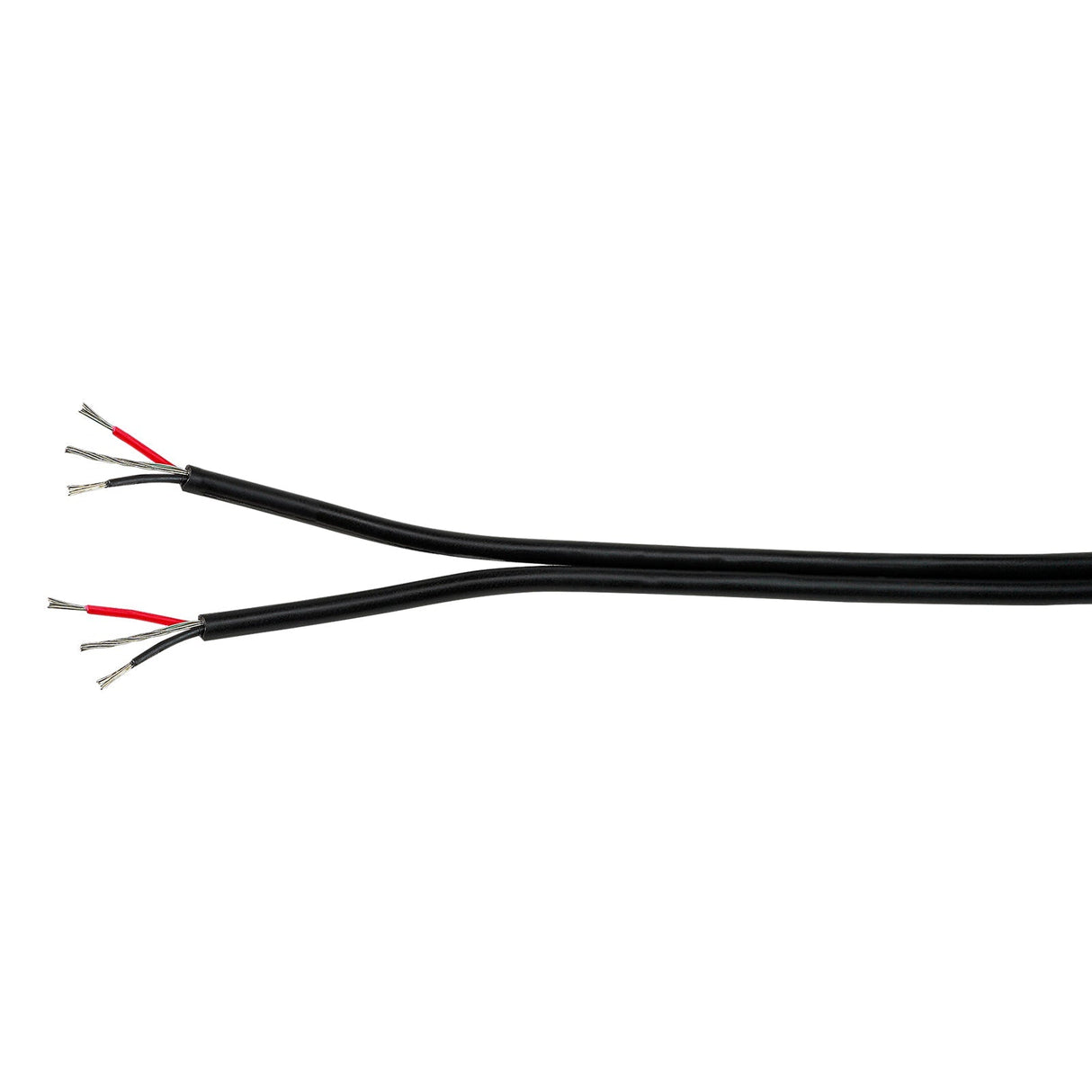 Siamese Slim Microphone Cable (TMC-2X2F-BLK) Audiopipe