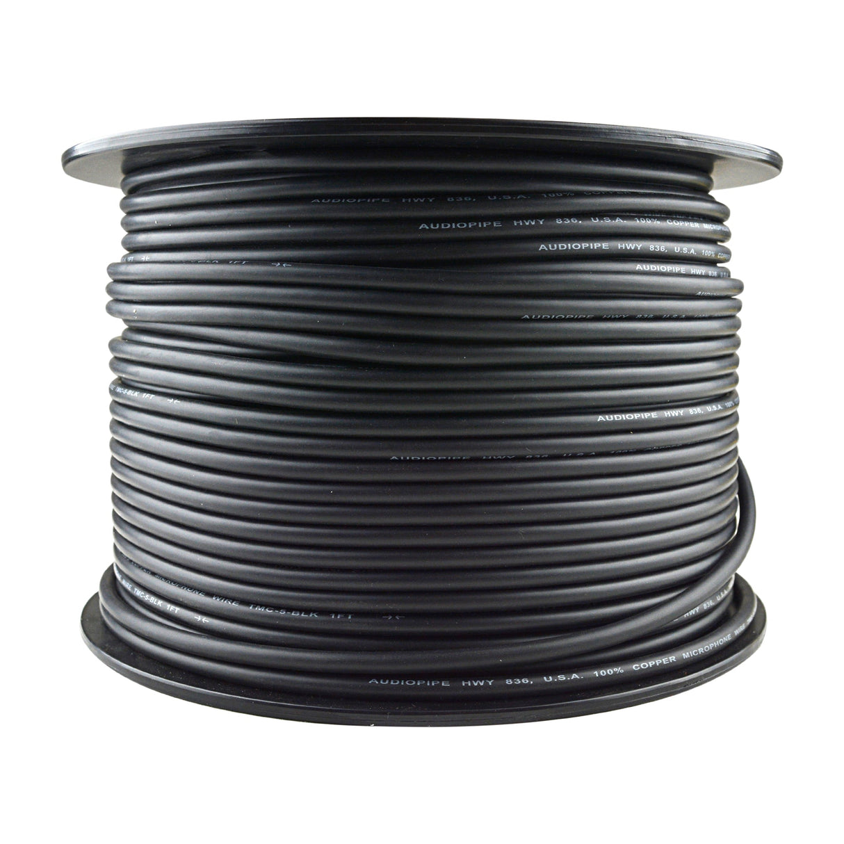 500’ Microphone Cable, 100% Copper (TMC-5-BLK) Audiopipe