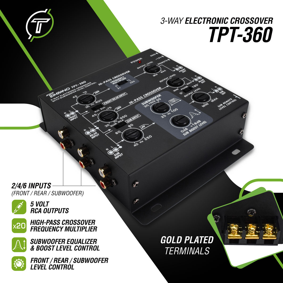 TPT-360 Crossover Timpano Audio
