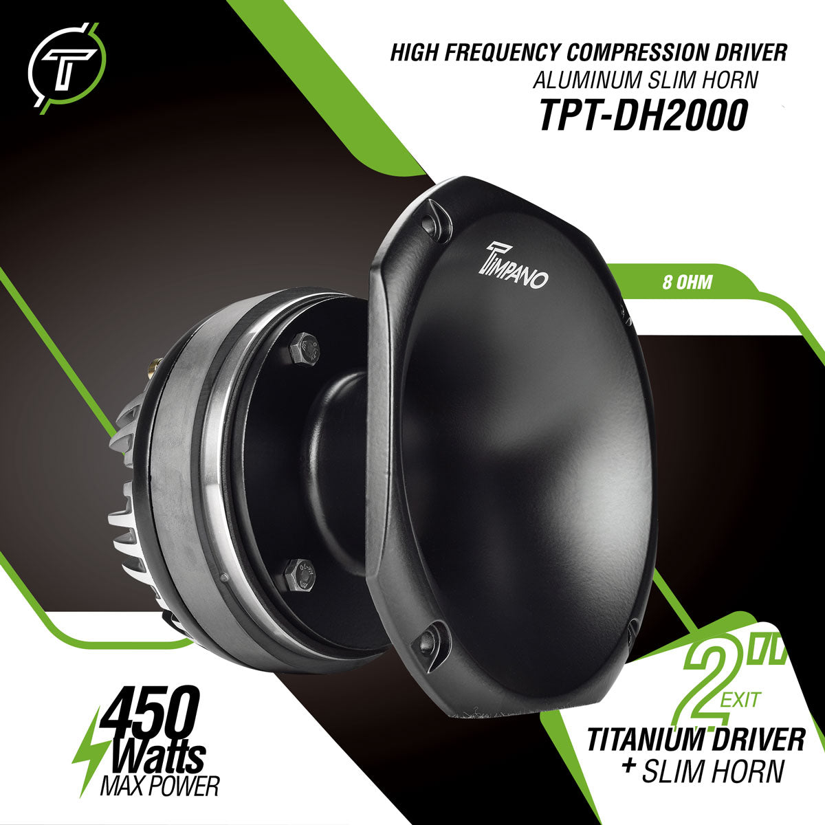 TPT-DH2000 Driver + Horn Combo Timpano Audio