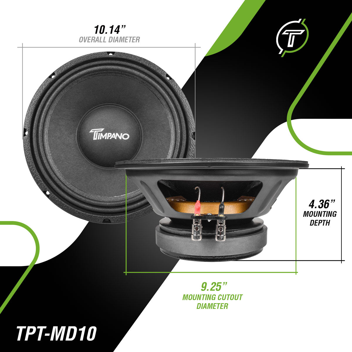 TPT-MD10 Midbass Timpano Audio