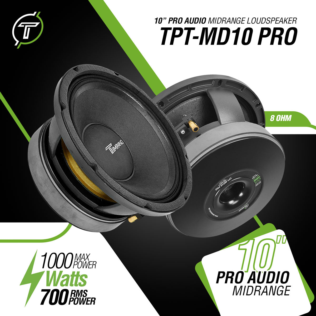TPT-MD10 PRO Midrange Timpano Audio
