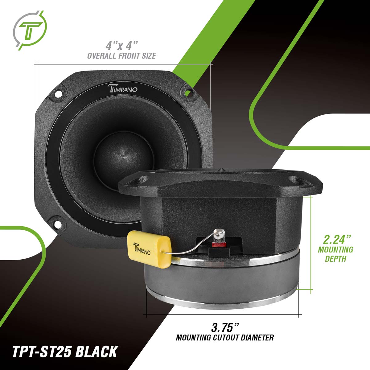 TPT-ST25 BLACK Timpano Audio