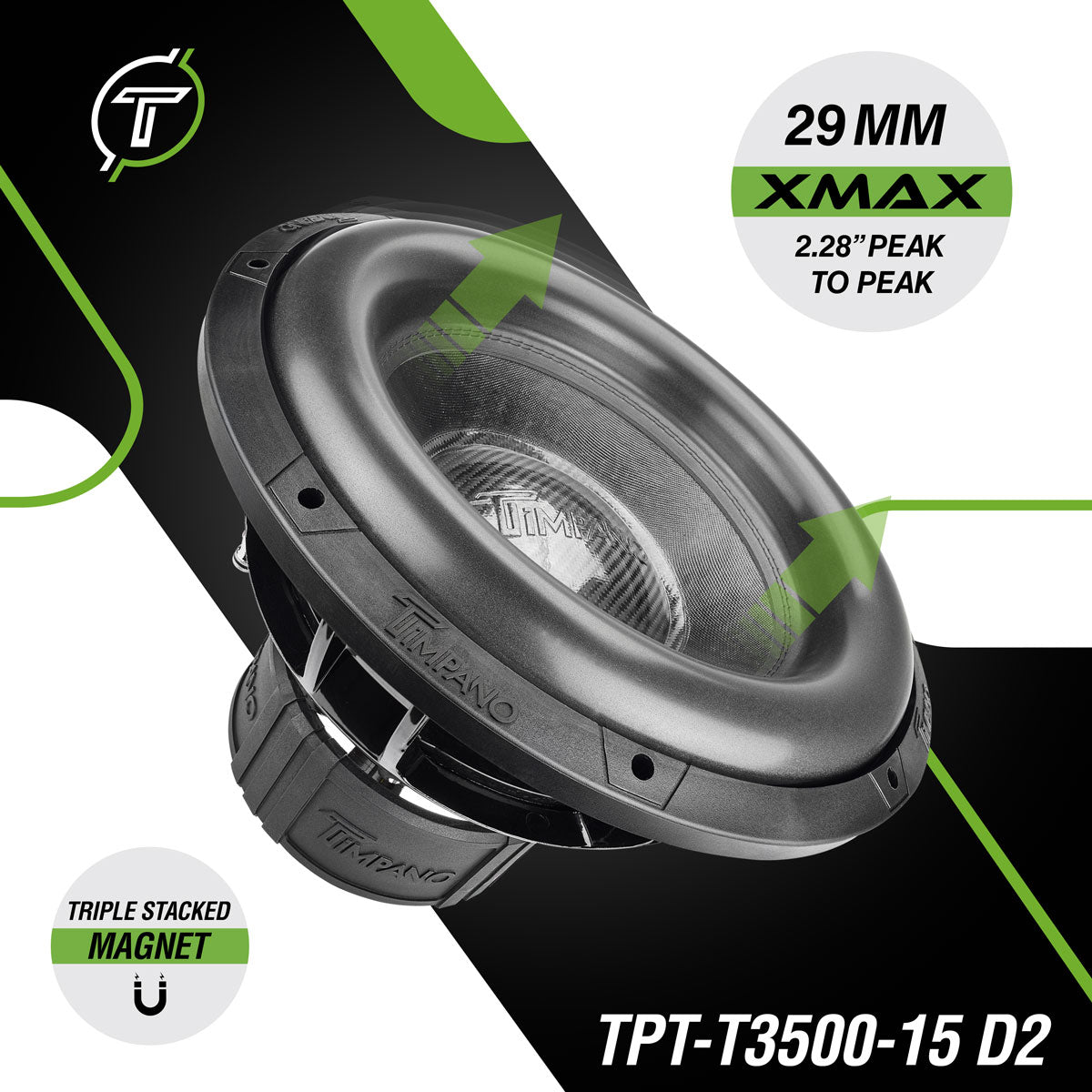 TPT-T3500-15 D2 Subwoofer Timpano Audio