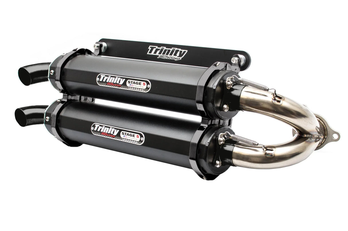 TRINITY RZR TURBO / S EXHAUST- SLIP ON/ FULL SYSTEM