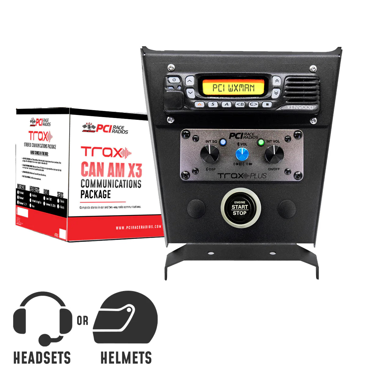 PCI CANAM X3 TRAX STEREO COMPLETE COMMUNICATIONS PACKAGE