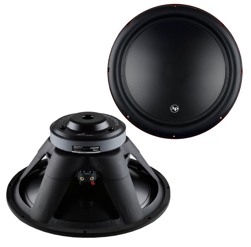TS-CAR15 15” Edge Extension Technology PP Cone Woofer, Sold individually Audiopipe