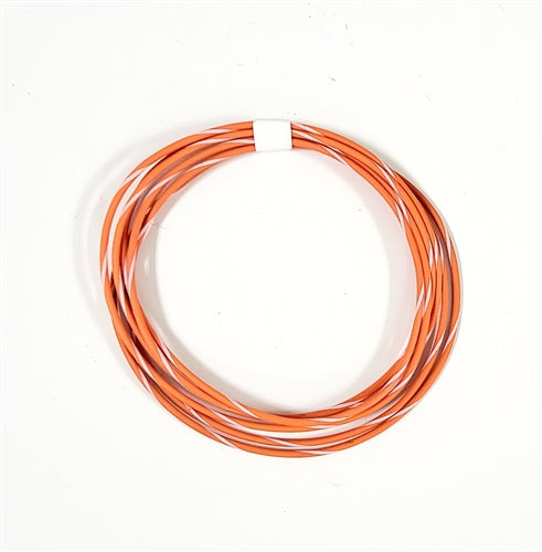 TXL 18 AWG AUTOMOTIVE WIRE ORANGE W/ WHITE STRIPE