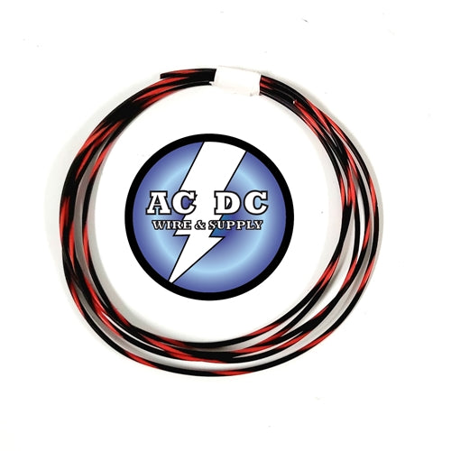 TXL 22 AWG AUTOMOTIVE WIRE BLACK W/ RED STRIPE