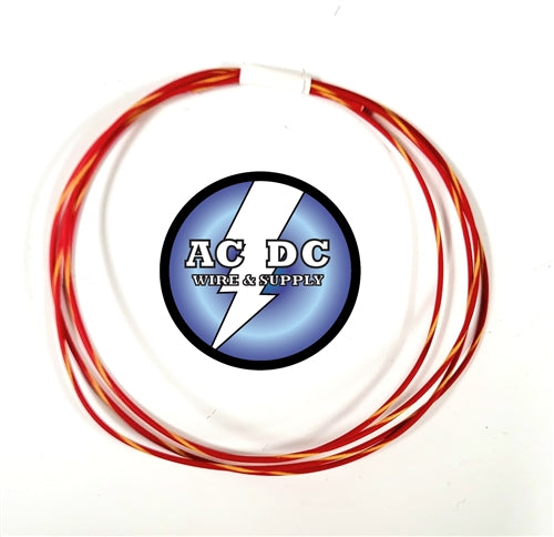TXL 22 AWG AUTOMOTIVE WIRE RED W/ YELLOW STRIPE